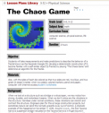 The chaos game | Recurso educativo 69723