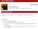 War literature | Recurso educativo 70205