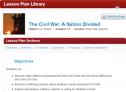 The civil war: A nation divided | Recurso educativo 70500