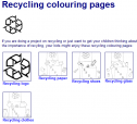 Recycling colouring pages | Recurso educativo 76018