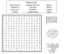 Independence day wordsearch | Recurso educativo 76984
