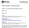 The effects of climate change on the UK | Recurso educativo 77503
