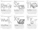Alphabet colouring pages | Recurso educativo 77879