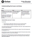 Understanding the issues: Workshop | Recurso educativo 77913