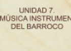 La música instrumental del Barroco | Recurso educativo 79124