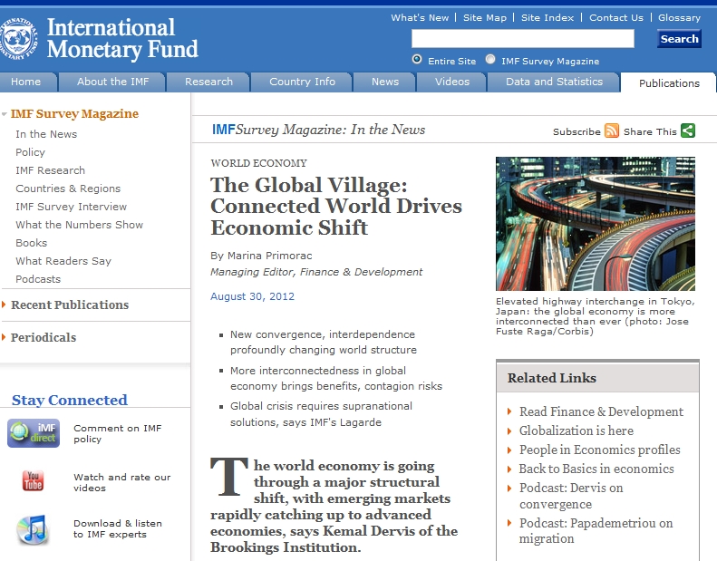 The Global Village: Connected World Drives Economic Shift | Recurso educativo 89566