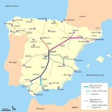 High-speed rail in Spain | Recurso educativo 90088