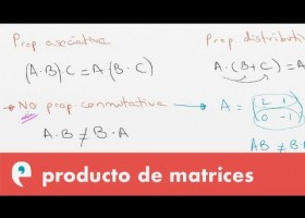 Producto de matrices: propiedades | Recurso educativo 109448