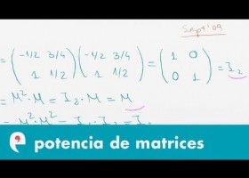 Potencia de matrices (ejercicio 1) | Recurso educativo 109478