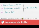 Derivadas: teorema de Rolle | Recurso educativo 109591