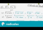 Cálculo de radicales (ejercicio) | Recurso educativo 109605