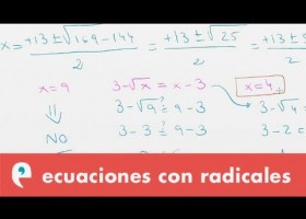 Ecuaciones con radicales | Recurso educativo 109930