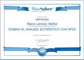 Curso de Domina el análisis estadístico con SPSS | MasSaber | Recurso educativo 114119