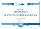 Curso de Gestión documental para empresas | MasSaber | Recurso educativo 114838
