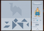 Juego de tangram para desarrollar la atención en niños de 11 y 12 años : gato2 | Recurso educativo 404972