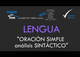 ORACIÓN SIMPLE. Análisis sintáctico en 10 pasos - Lengua española | Recurso educativo 413435