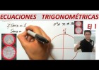 Ecuaciones trigonométricas (Ejemplo 1) | Recurso educativo 674290
