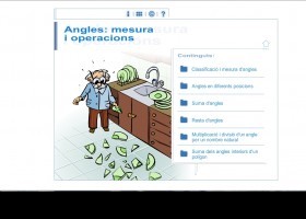 Angles: mesura i operacions | Recurso educativo 678396