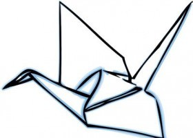 3D animated origami instructions to make a peace crane, flapping bird, and | Recurso educativo 101280