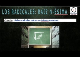 (Radicales) - Los Radicales: Raíces n-ésimas exactas (604) | Recurso educativo 680160