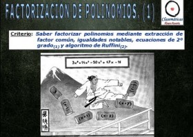 (Álgebra) - Factorización Básica de Polinomios (1115 .1) | Recurso educativo 680471