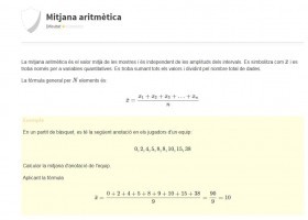 Mitjana aritmètica | Recurso educativo 685646