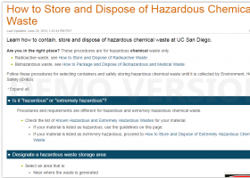 How to Store and Dispose of Hazardous Chemical Waste | Recurso educativo 724308