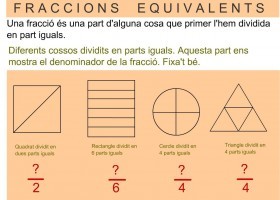 Fraccions equivalents | Recurso educativo 731468