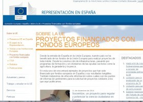 Proxectos financiados con fondos europeos | Recurso educativo 732241