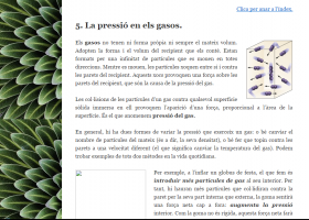 La pressió dels gasos i la pressió atmosfèrica | Recurso educativo 737730