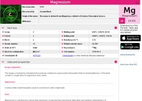 Magnesium - Element information, properties and uses | Periodic Table | Recurso educativo 756351