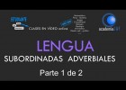 Oraciones subordinadas adverbiales | Recurso educativo 758747