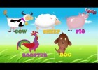 Los animales de granja en ingles con sonidos para niños - parte1 | Recurso educativo 759058