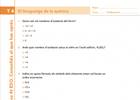 El llenguatge de la química | Recurso educativo 744556