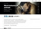 Conducta moral en los animales | Recurso educativo 760390