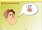 Sumar amb decimals | Recurso educativo 772252