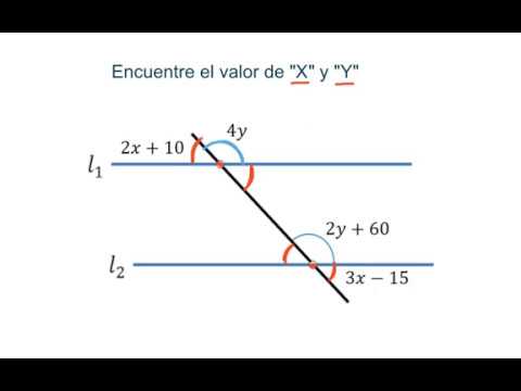 Rectas Paralelas Cortadas Por Una Secante Con Ecuaciones Recurso