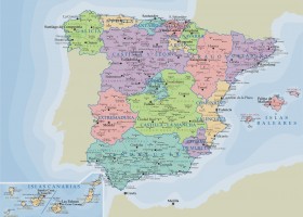 Political map of Spain | Recurso educativo 776698