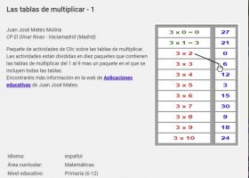 Les taules de multiplicar 1 | Recurso educativo 786682