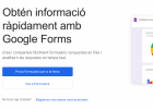 Formularis de Google: creador de formularis en línia | Google Workspace | Recurso educativo 787265