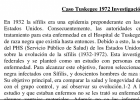 Cas Tuskegee 1972 Investigació Sífilis | Recurso educativo 787907