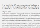 La legislació espanyola s'adapta al nou Reglament | Recurso educativo 787969