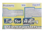 6 tips for teaching students to create awesome science posters. | Recurso educativo 7901589