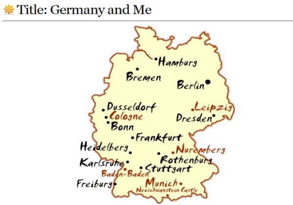 Webquest: Germany and me | Recurso educativo 34454