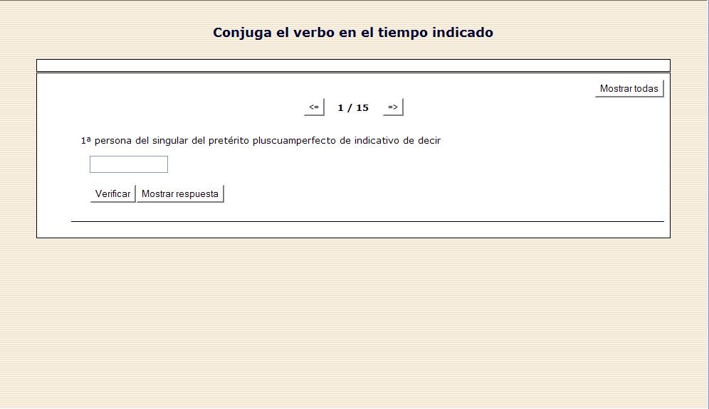 Conjuga el verbo en el tiempo indicado | Recurso educativo 36187