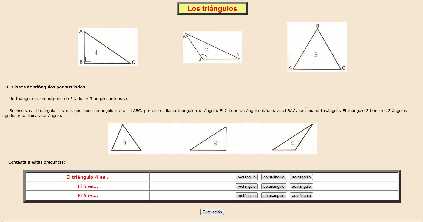 Los triángulos | Recurso educativo 38119