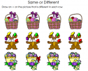 Easter same or different | Recurso educativo 77101