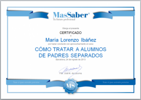 Curso de Cómo tratar a alumnos de padres separados | MasSaber | Recurso educativo 114035