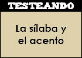 La sílaba y el acento | Recurso educativo 350984