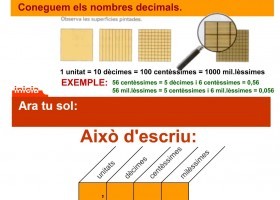 Escriptura dels nombres decimals | Recurso educativo 684823